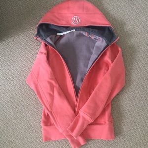 Lululemon coral zip hoodie size 6